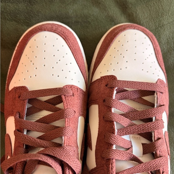 Brown Suede Low-Top Sneakers - Picture 2 of 5